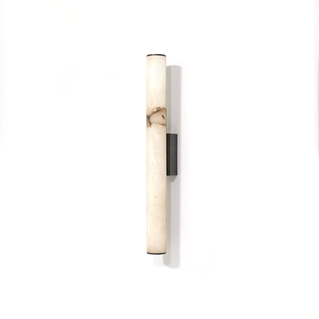 1 Light LED Wall Sconce — Alabaster Tube Shade