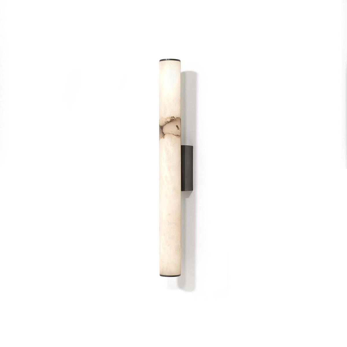 1 Light LED Wall Sconce — Alabaster Tube Shade