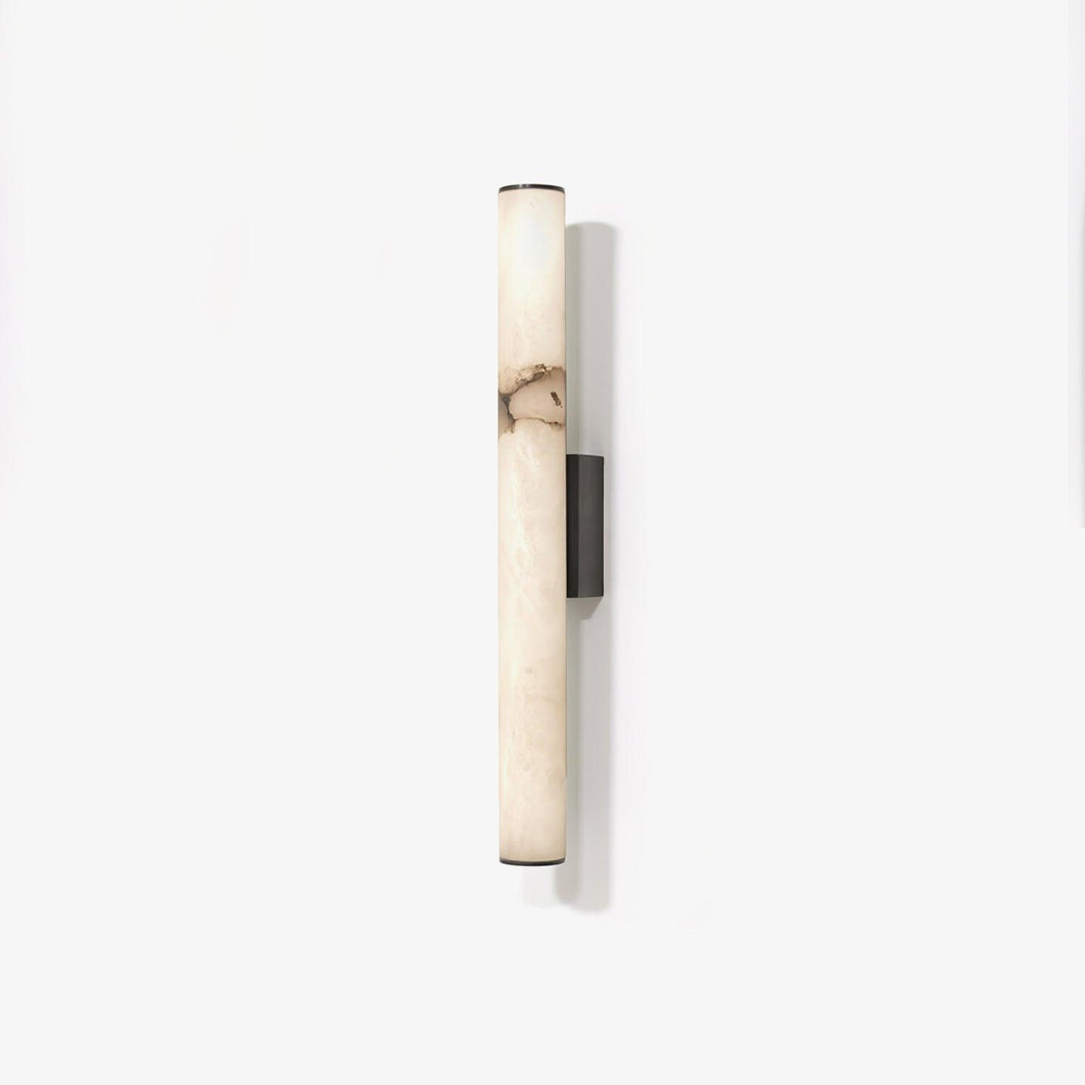 1 Light LED Wall Sconce — Alabaster Tube Shade