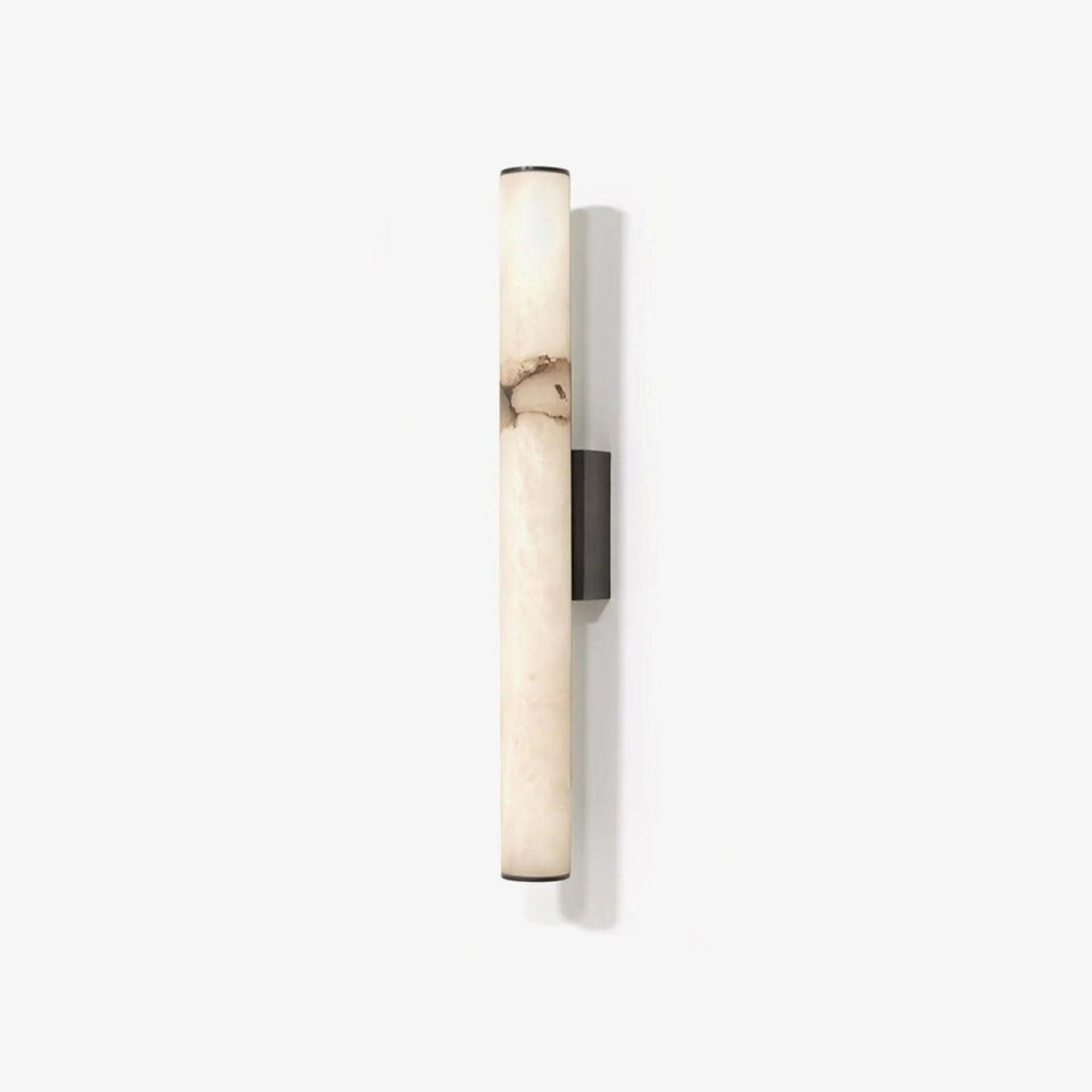 1 Light LED Wall Sconce — Alabaster Tube Shade