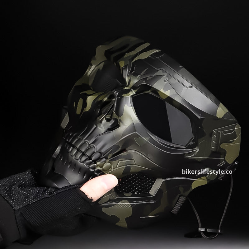 Durable Ghost Skull Mask — Heavy-Duty Impact Protection