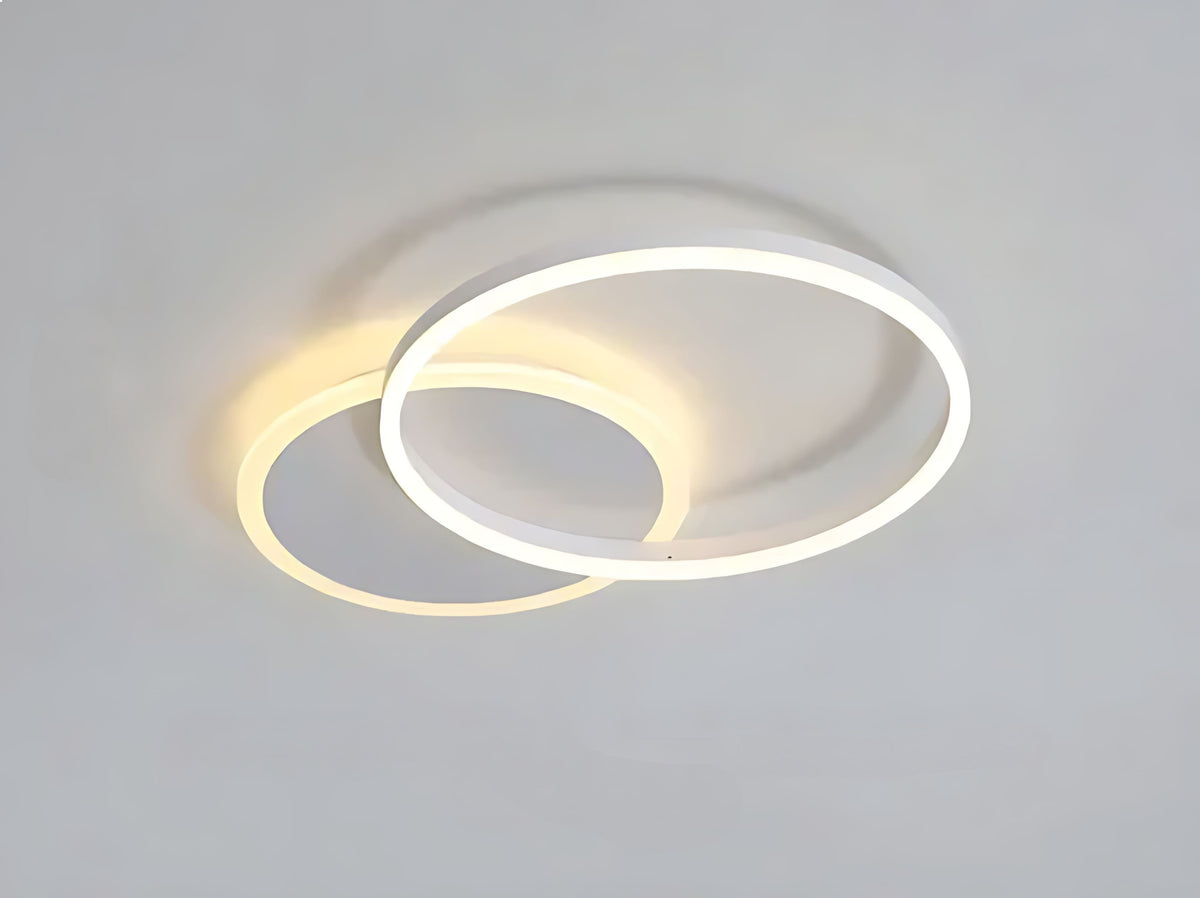 Aerial Ceiling Lamp — Contemporary Aligned Ring Design