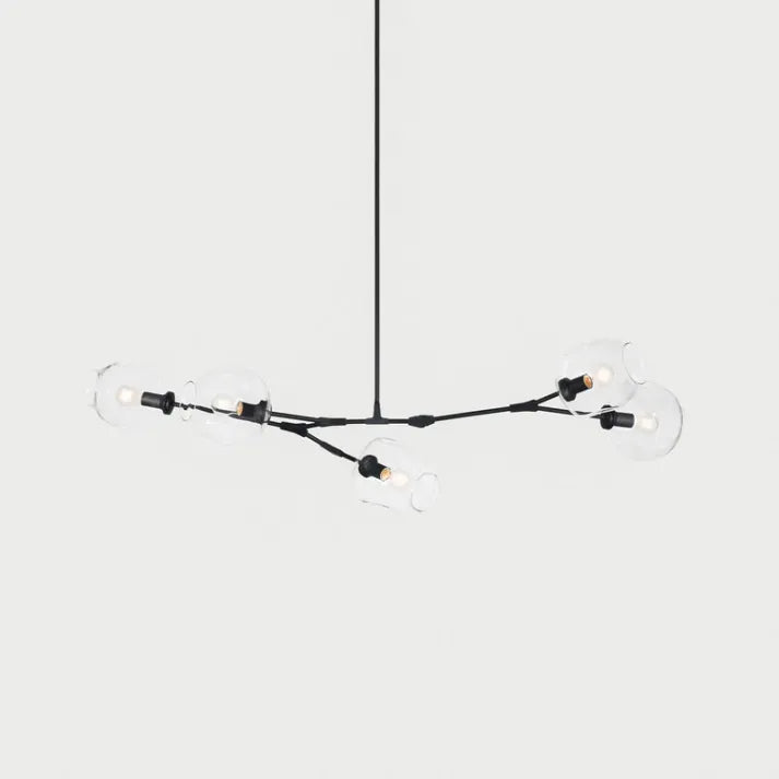 BubbleLight Sputnik-Pendelleuchte — Verzweigtes Glasblasendesign