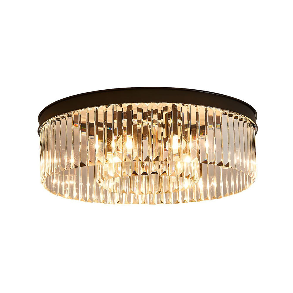 40 Cm Gold Crystal Ceiling Light — 4x E14 Sockets