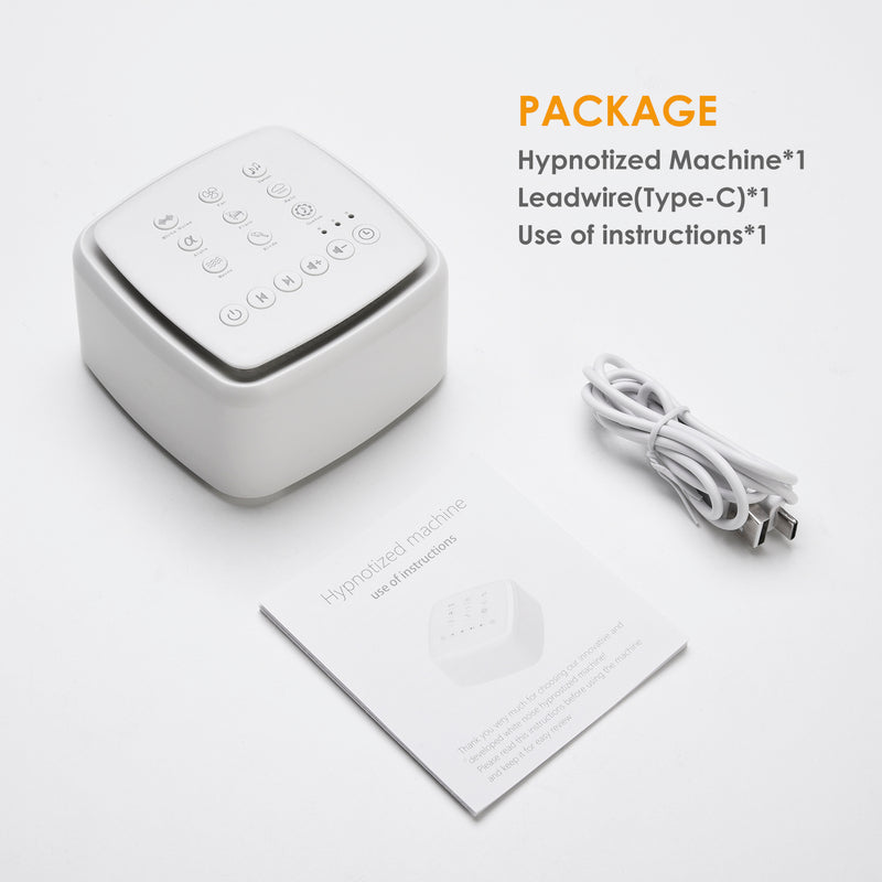 جهاز نوم مدمج CalmWave — 9 مسارات صوتية محيطة تشمل الضوضاء البيضاء والضوضاء الخضراء