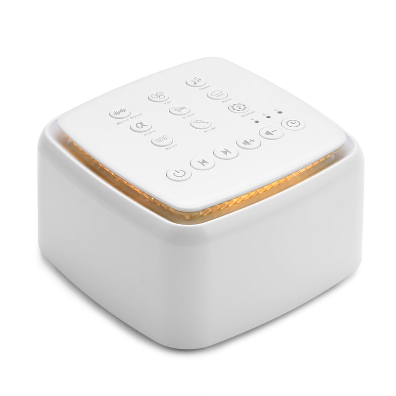 جهاز نوم مدمج CalmWave — 9 مسارات صوتية محيطة تشمل الضوضاء البيضاء والضوضاء الخضراء