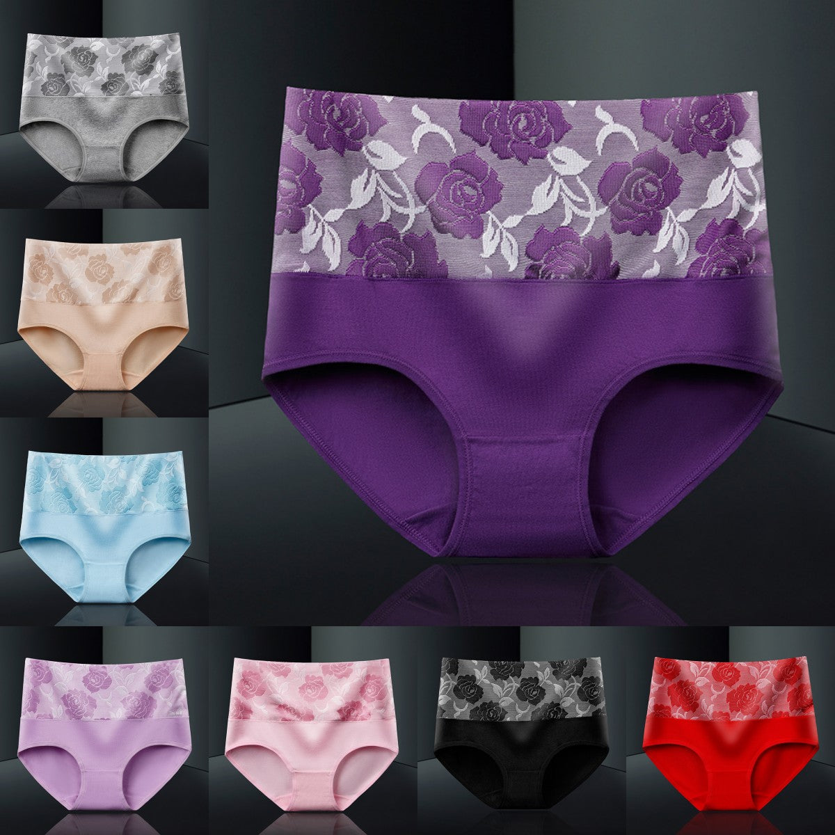 High-Waisted Leakproof Panties — Tummy Control Underwear