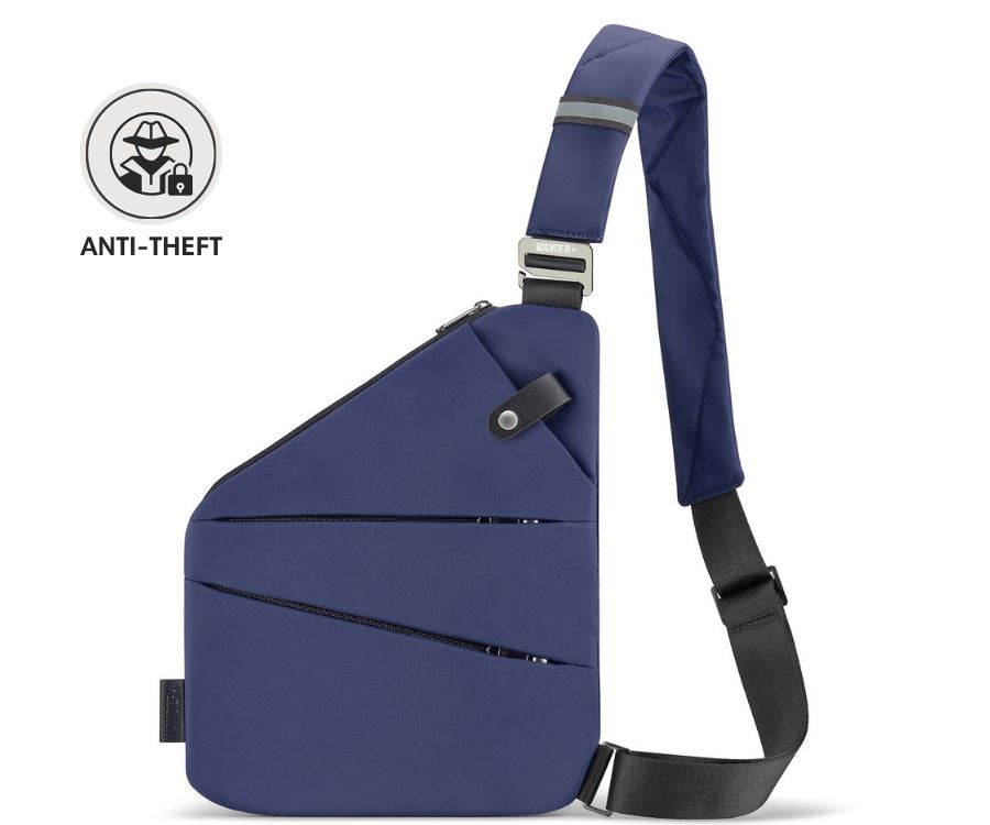 Anti-Theft Travel Bag — Concealed Zipper Design & Secure Front Pockets