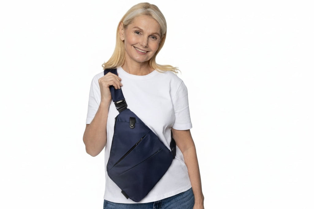Anti-Theft Travel Bag — Concealed Zipper Design & Secure Front Pockets