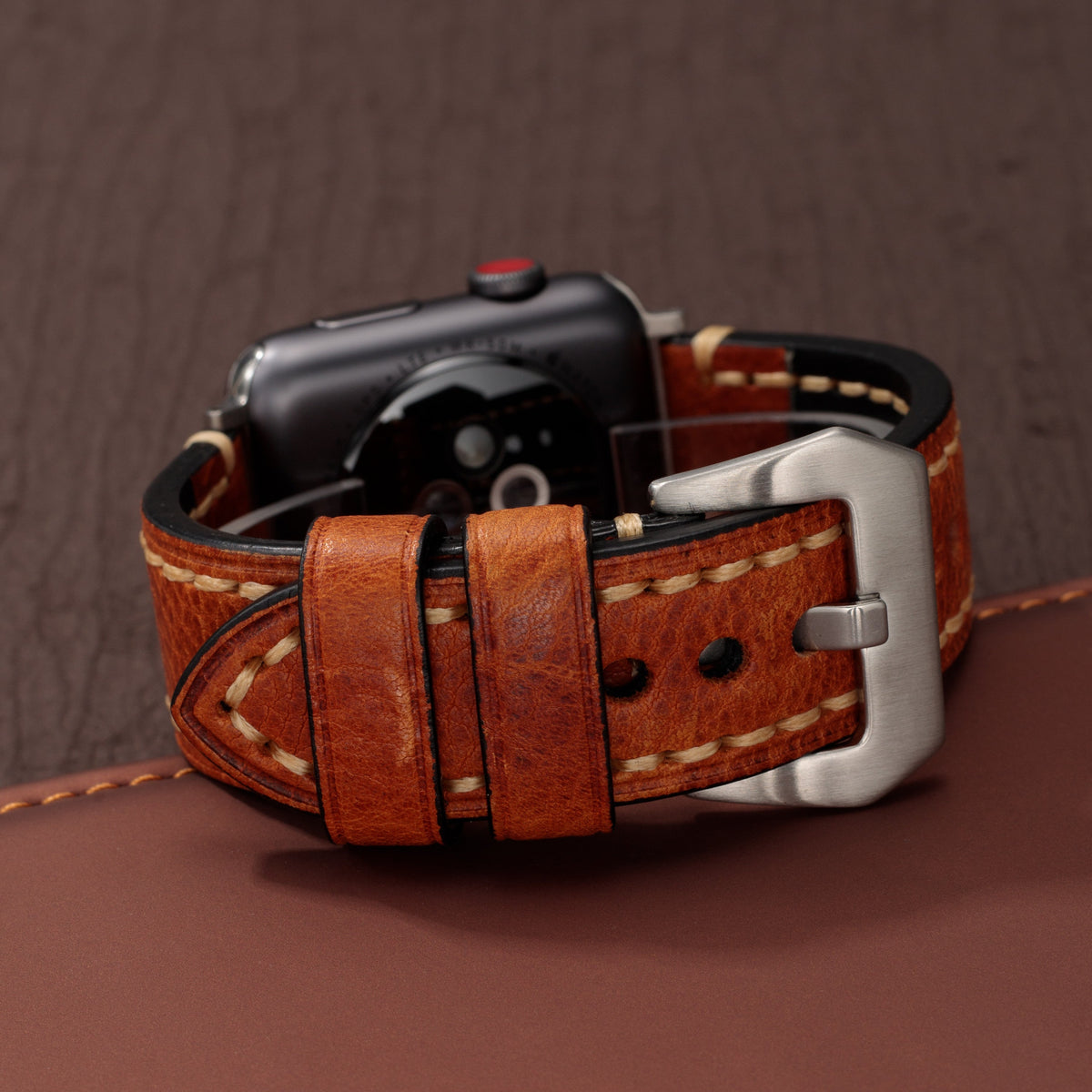 Handcrafted Vintage Leather Band for Apple Watch Ultra Series