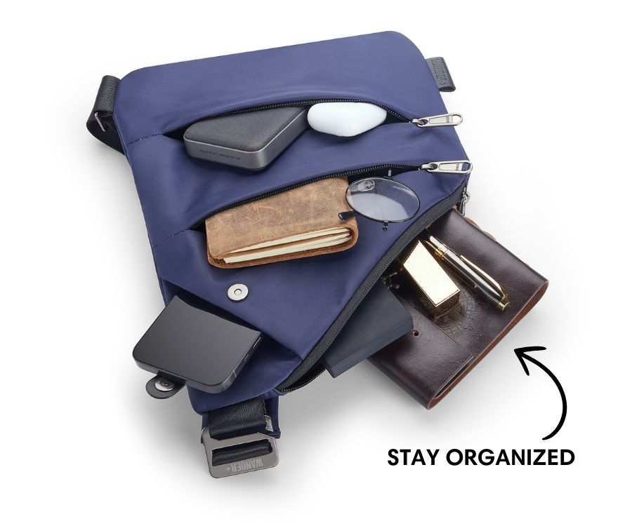 Anti-Theft Travel Bag — Concealed Zipper Design & Secure Front Pockets