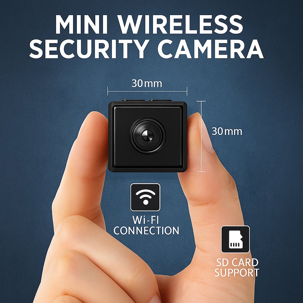 Mini câmara de segurança WiFi – deteção de movimento sem fios 480P