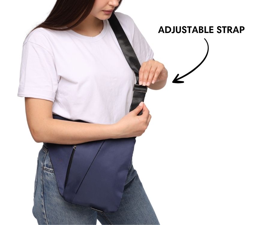 Anti-Theft Travel Bag — Concealed Zipper Design & Secure Front Pockets