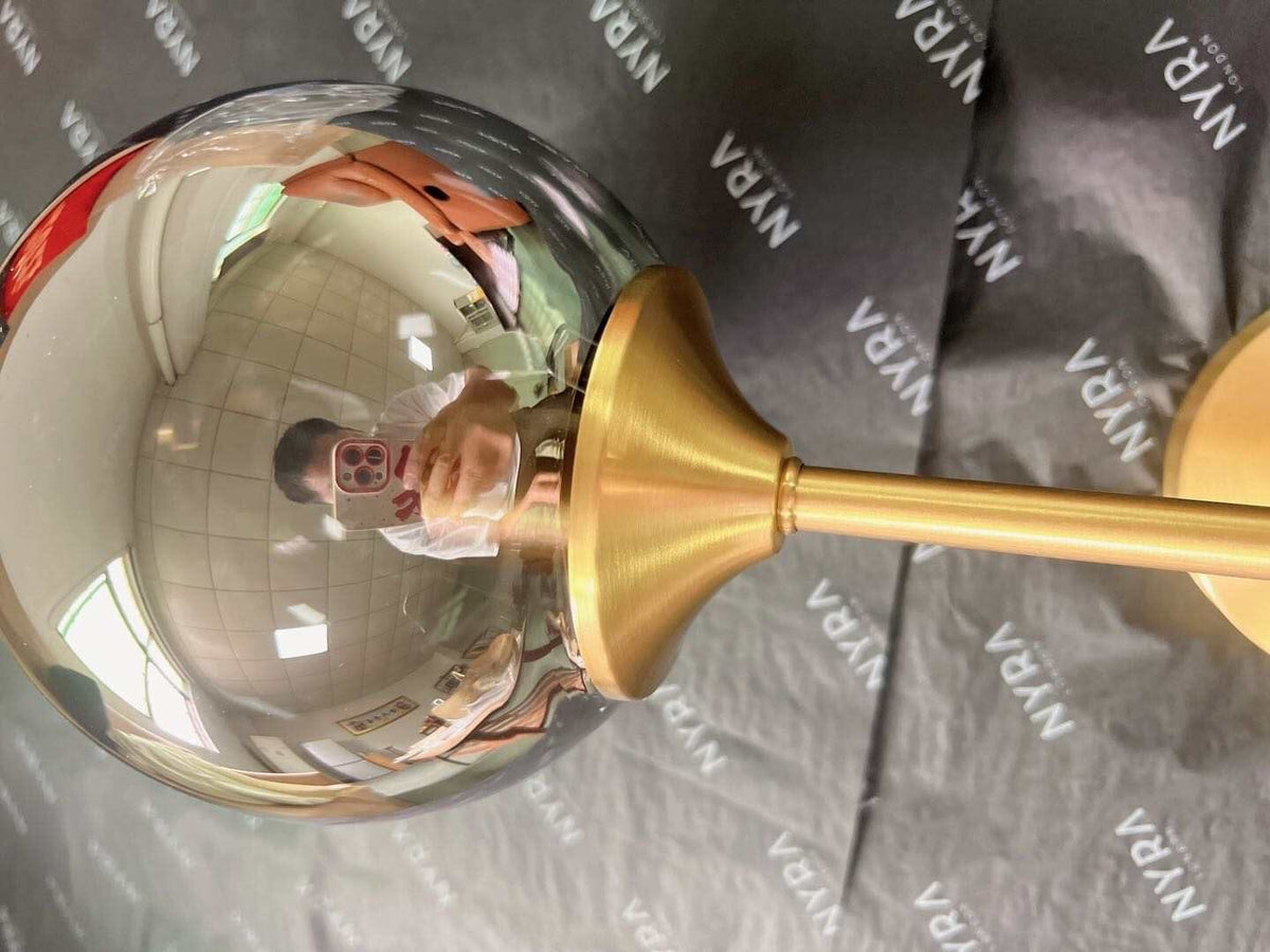 Eclipse Glass Ball Pendant Light — Modern Hanging Fixture
