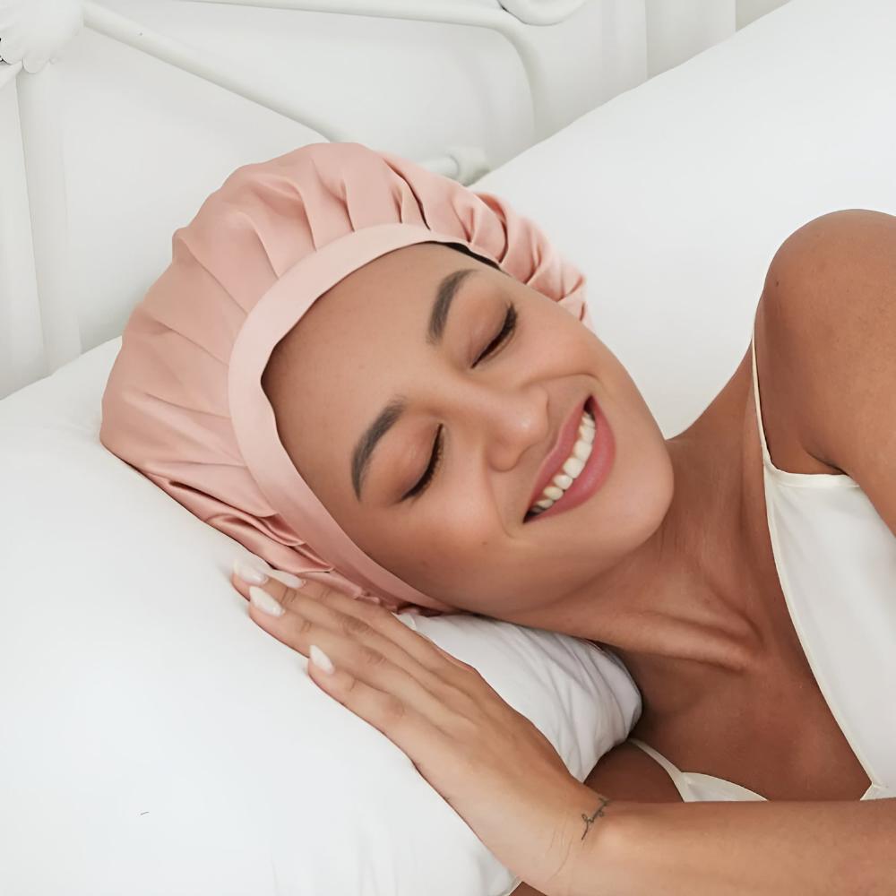 Silky-Slumber-Schlafhaube – doppellagige Haarschutzhaube