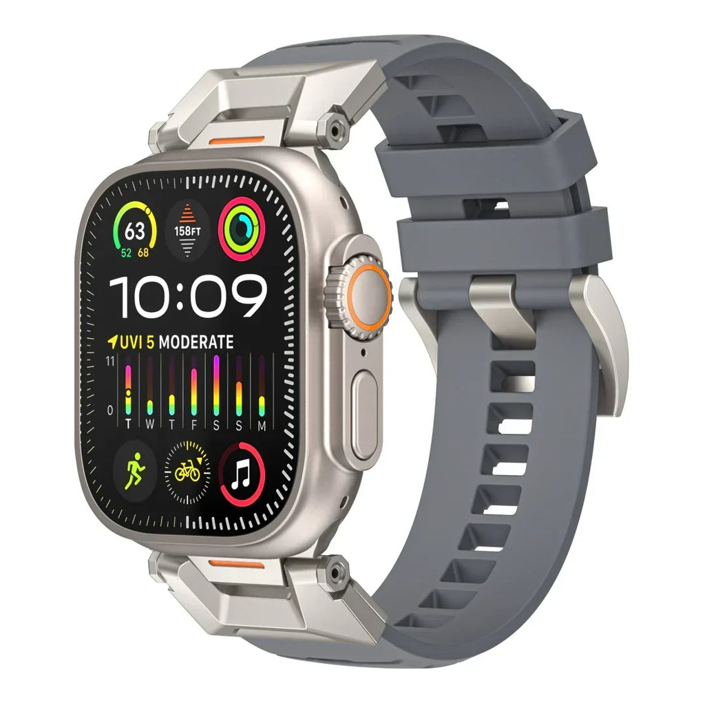 Fluorkautschuk-Ersatzarmband für die Apple Watch — Verstellbar auf 130–230mm