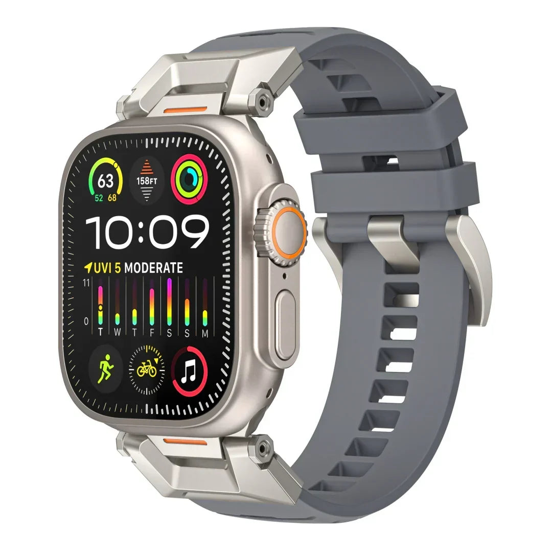 Fluorkautschuk-Ersatzarmband für die Apple Watch — Verstellbar auf 130–230mm