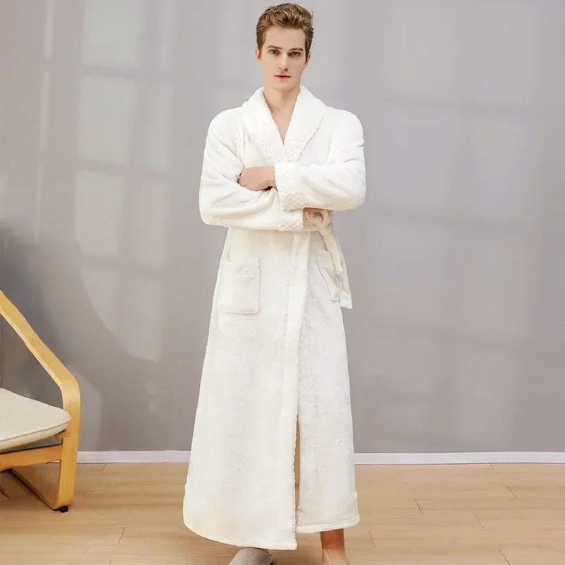 Luxury Unisex Winter Bathrobe — Warm, Comfortable Lounge Robe