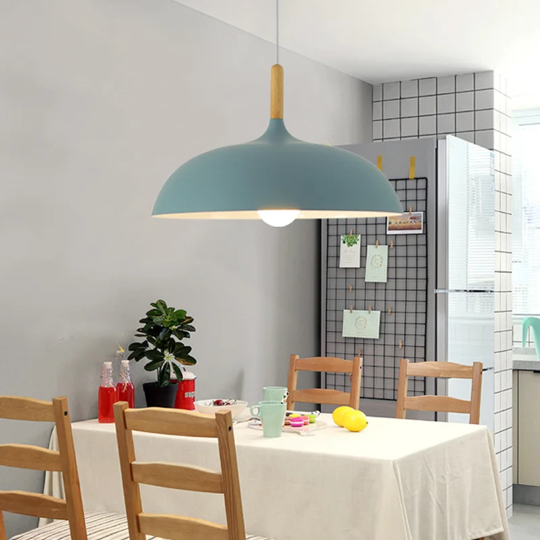 Aurelo Oak Pendant Light For Modern Dining And Living Spaces