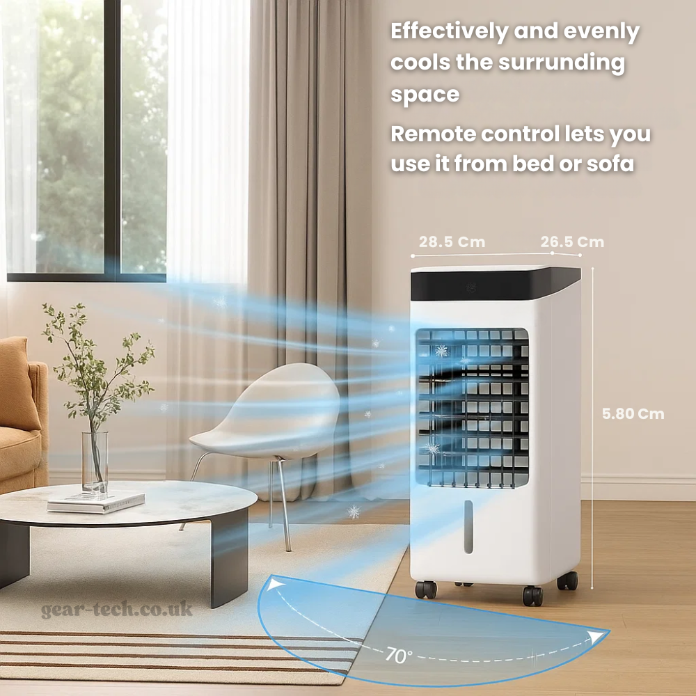 Aer condiționat fără evacuare — Design eficient energetic, telecomandă integrată