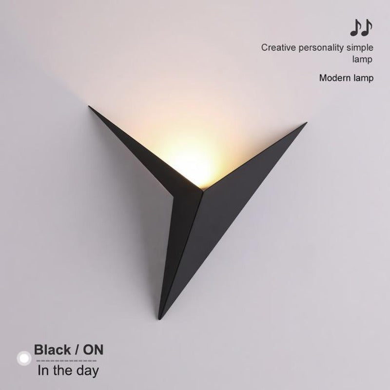 Lunari Nordic Origami Wall Light For A Modern Scandinavian Accent