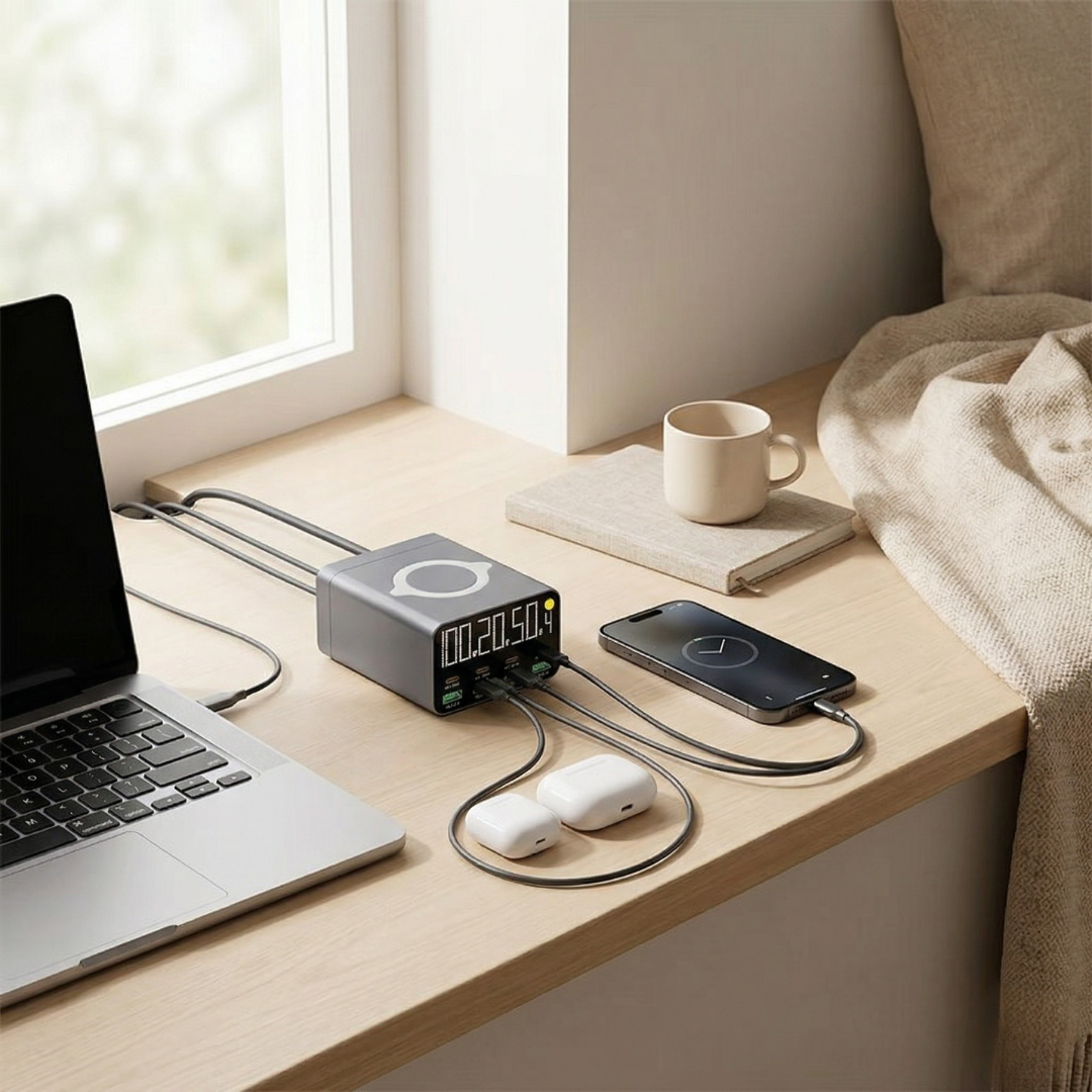 Multi-Port USB Charging Station — Power Delivery & Quick Charge 3.0