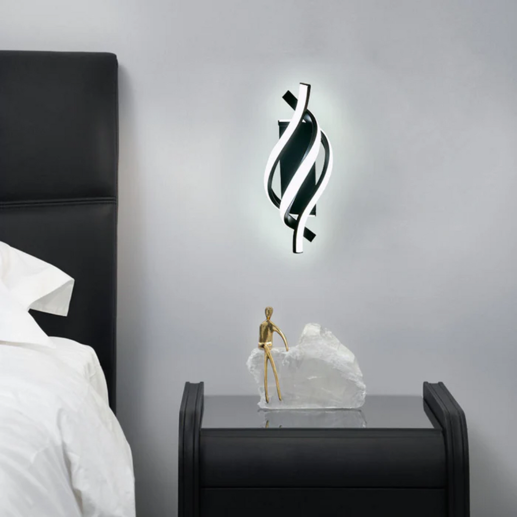 LumaAero Contemporary Aluminum Wall Light For Living Rooms
