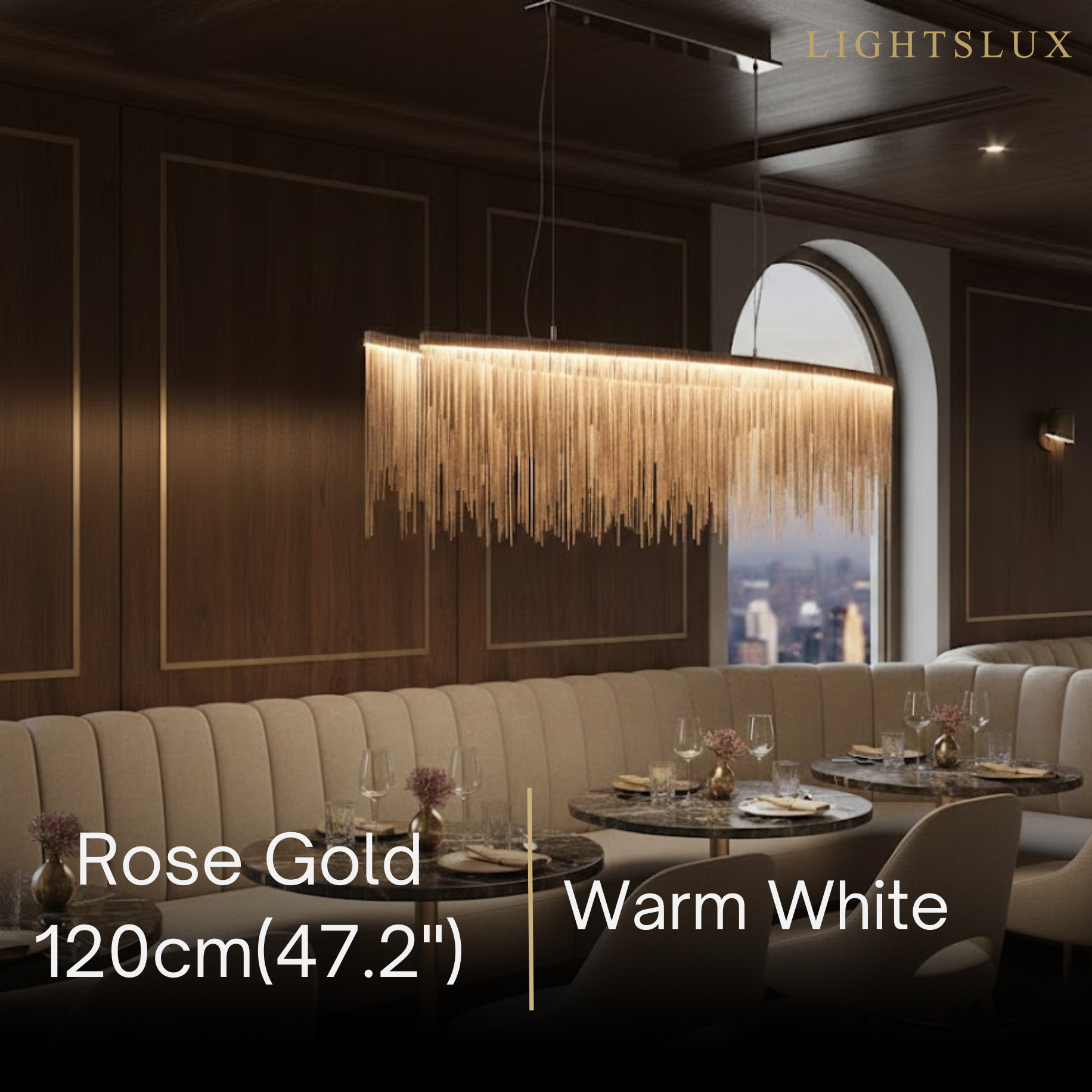 Royal Gouden of Chromen Hanglamp – Luxe Kwast Metaalarmatuur voor Eetkamer - Flindria