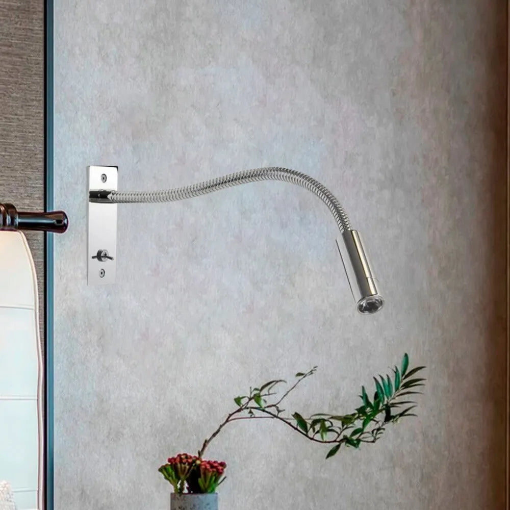 كشاف NexaLux الجداري LED القابل للتعديل — تصميم مصباح للقراءة