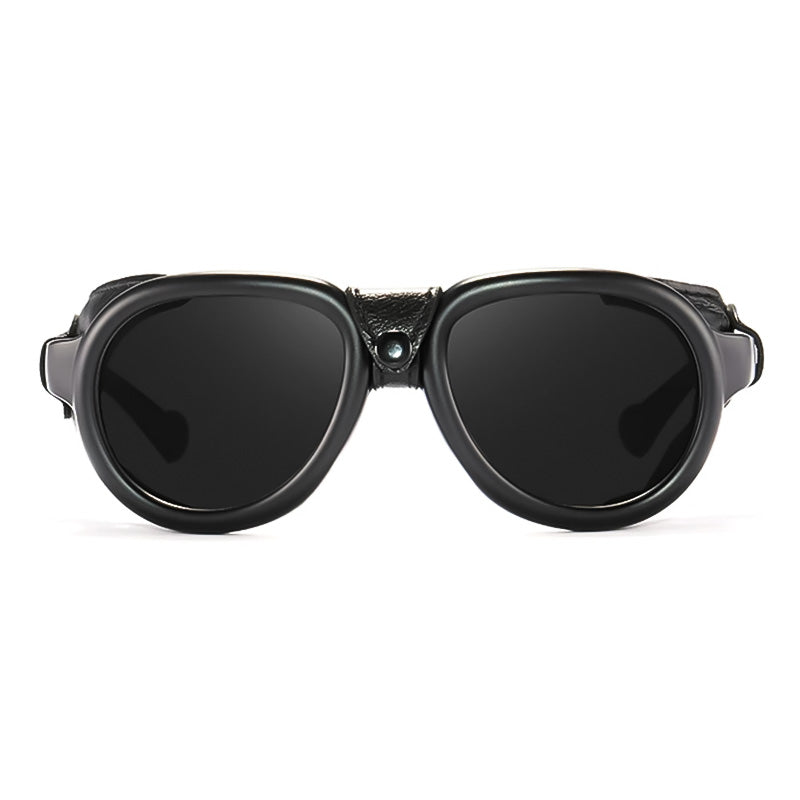 Steampunk Windproof Motorcycle Eyewear — Integrated UV Shield