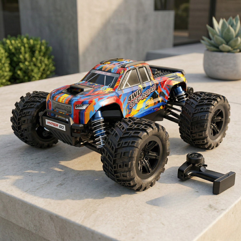 Auto radiocomandata 4WD in scala 1:20 — fuoristrada da corsa ad alta velocità, 50 km/h