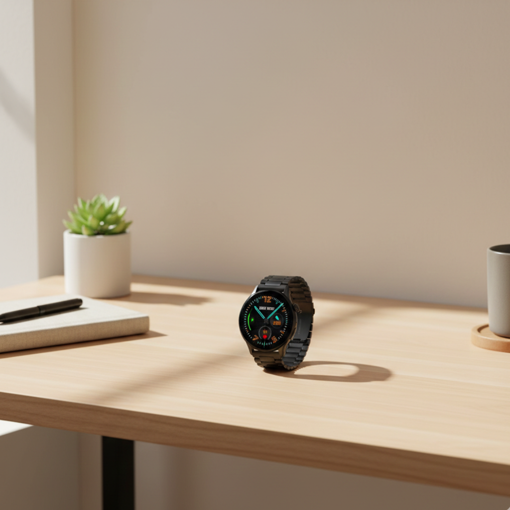 Wodoodporny damski smartwatch AMOLED — funkcja rozmów przez Bluetooth