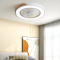 Moderne Holzdeckenventilatoren mit energiesparender LED-Beleuchtung