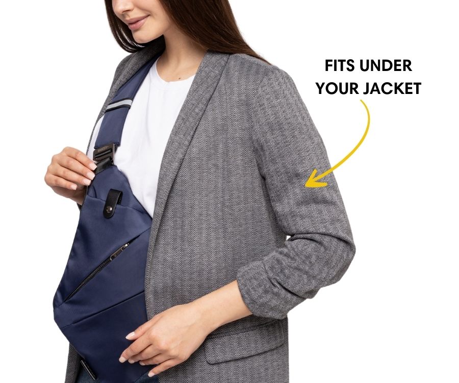 Anti-Theft Travel Bag — Concealed Zipper Design & Secure Front Pockets