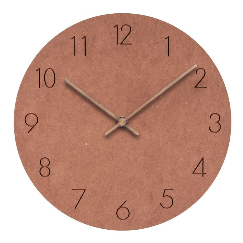 Minimalist Norwegian Silent Wall Clock, 29 cm Scandinavian Decor