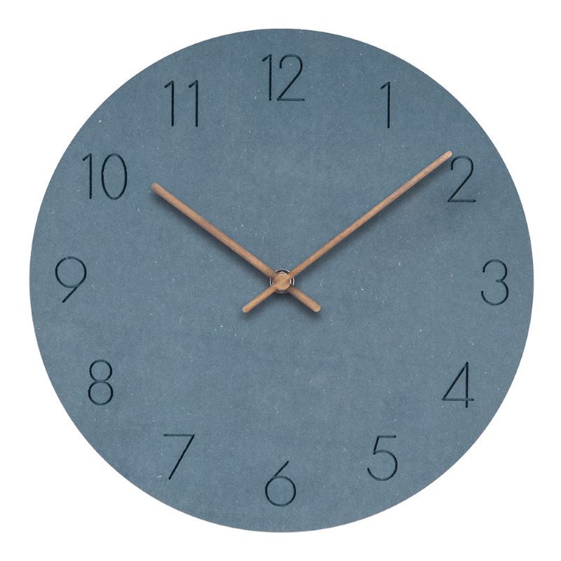 Minimalist Norwegian Silent Wall Clock, 29 cm Scandinavian Decor