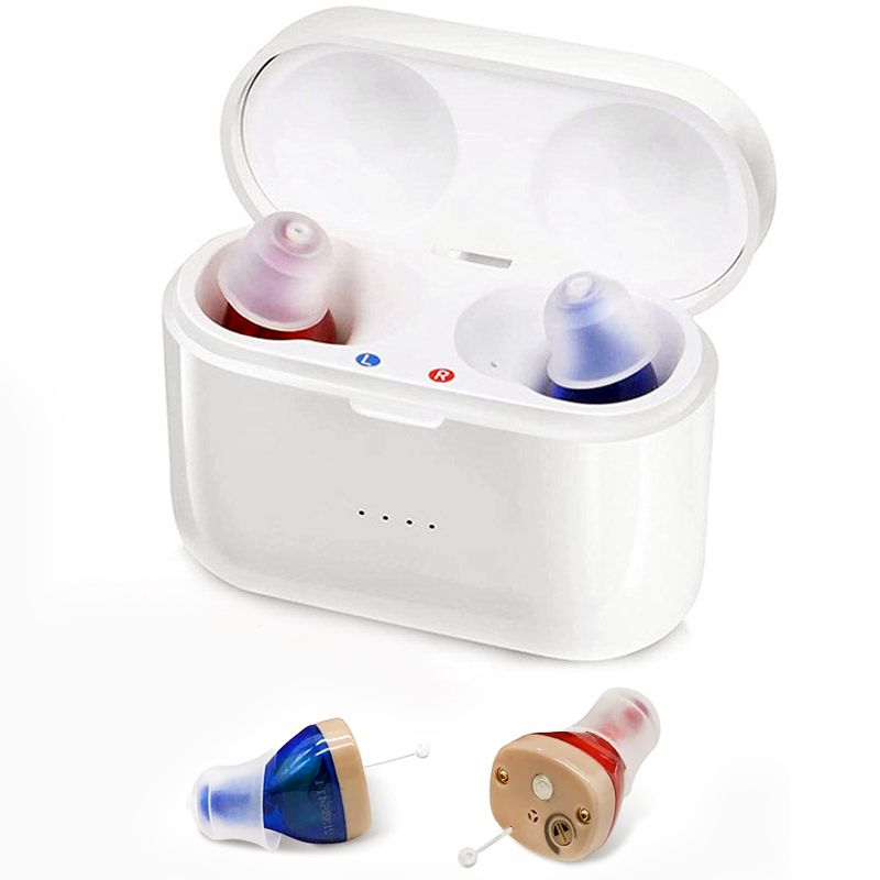 Appareils auditifs rechargeables invisibles NovaSound Duo — Paire intra-auriculaire discrète
