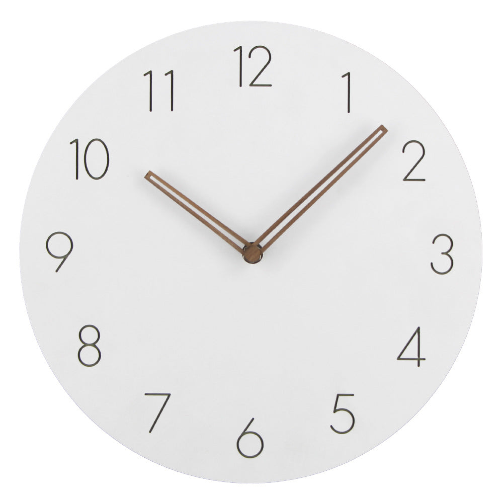 Minimalist Norwegian Silent Wall Clock, 29 cm Scandinavian Decor
