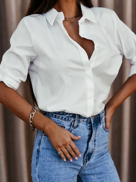 Chemise Col Revers Femme