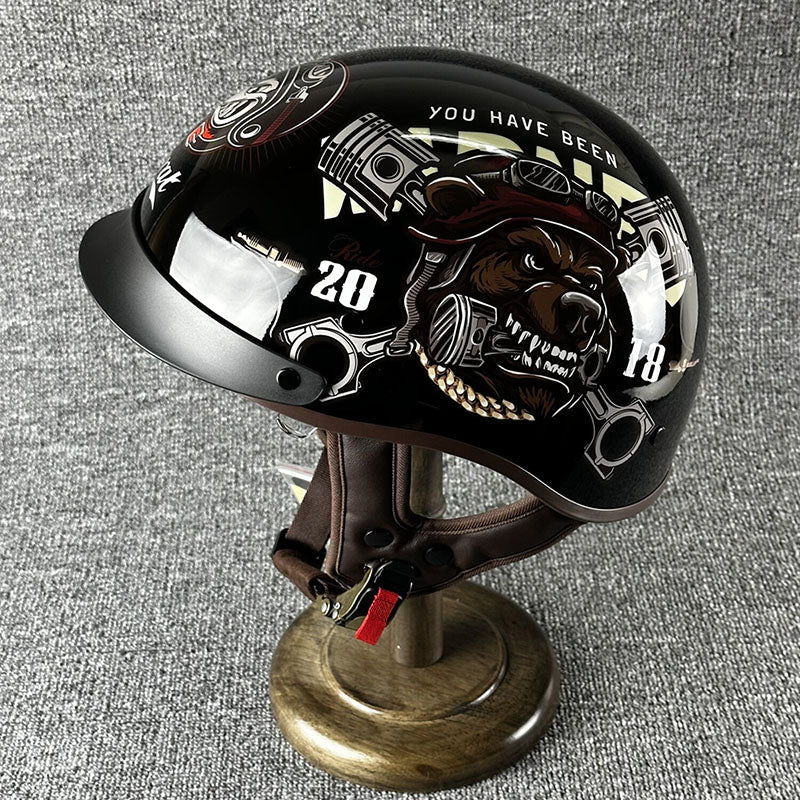 Streetwise-Chopper-Halbhelm - Mikro-Metallratschen-Schnellverschluss