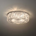 Royal Round LED -katto­valaisin – kromi/kulta viimeistely olohuoneeseen/makuuhuoneeseen - Flindria