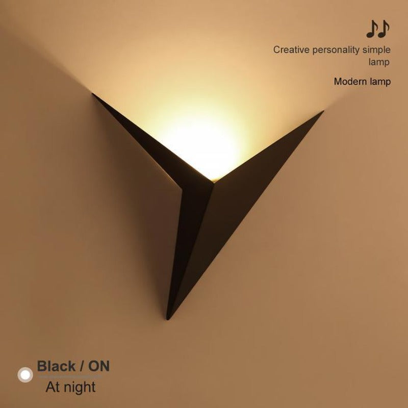 Lunari Nordic Origami Wall Light For A Modern Scandinavian Accent