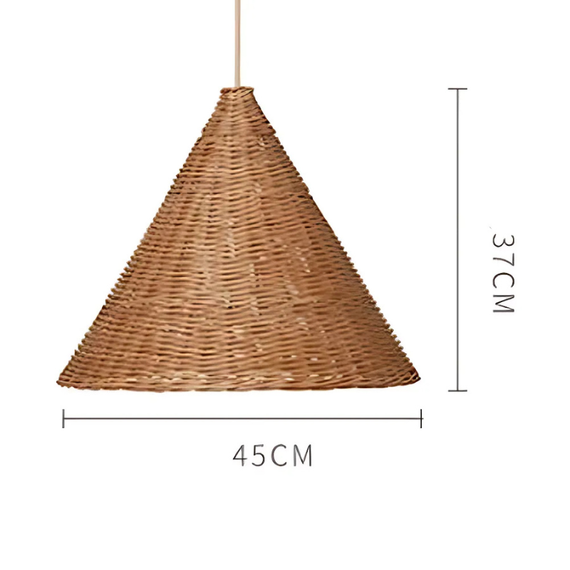 EverBamboo LED Hanging Pendant Light For Scandinavian Ceiling Decor