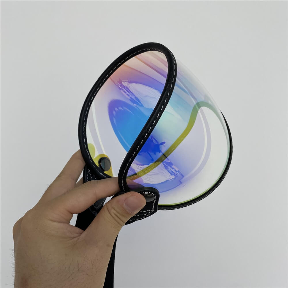 Universal Helmet Visor — HD Anti-UV Bubble Lens, Clear Vision