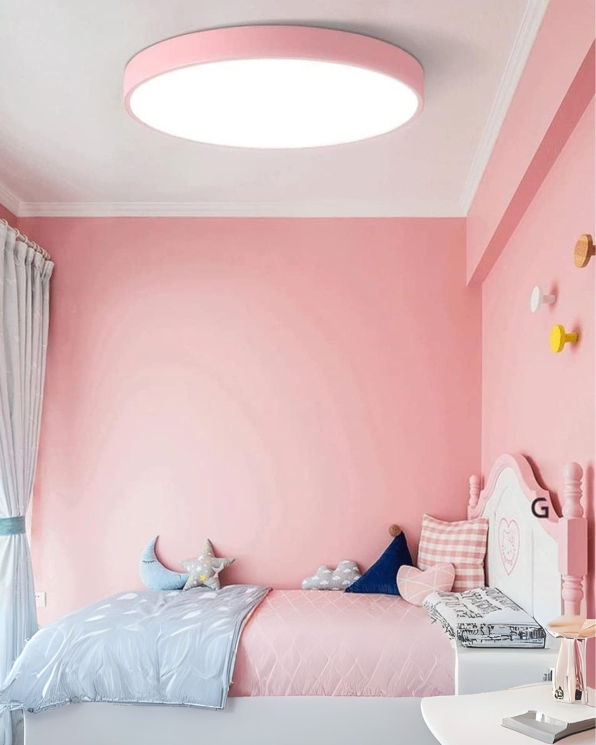 SolaraLume Minimal Modern Ceiling Light With Warm Ambient Glow