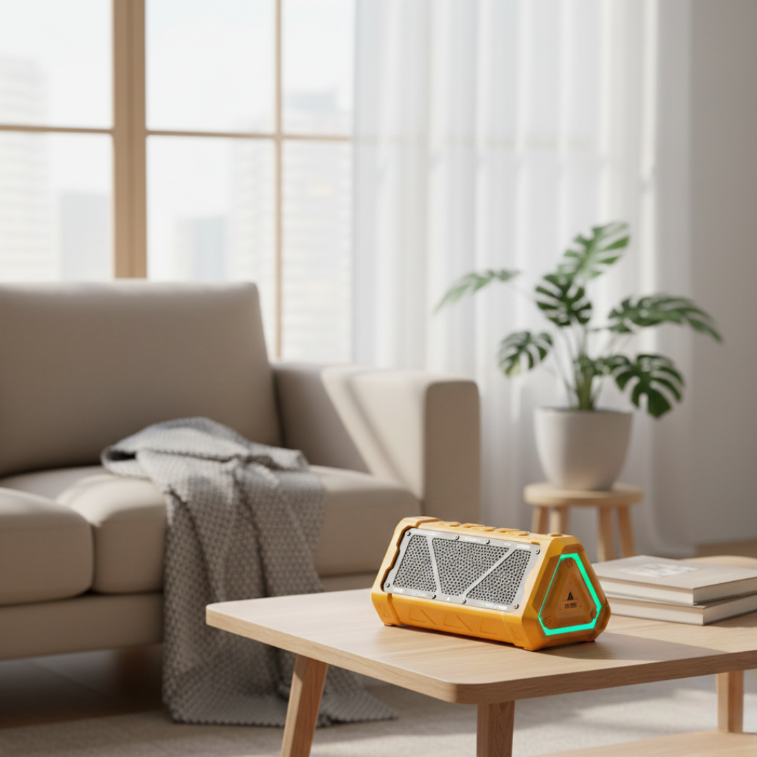 MLOVE P3 Outdoor-RGB-Bluetooth-Lautsprecher - Kompaktes Design, leistungsstarker, verzerrungsfreier Klang