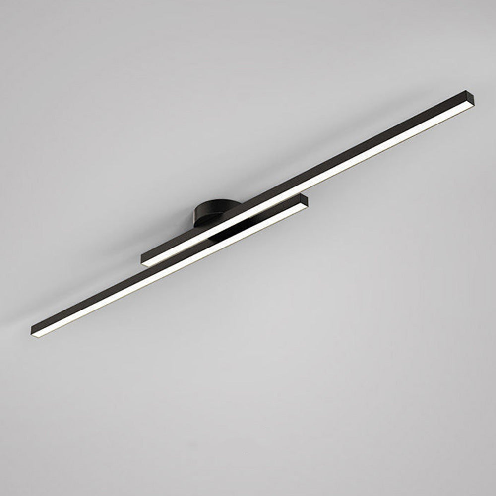 LumenVale Minimalistyczna aluminiowa lampa sufitowa LED — montaż półprzylegający, średnica 60 cm