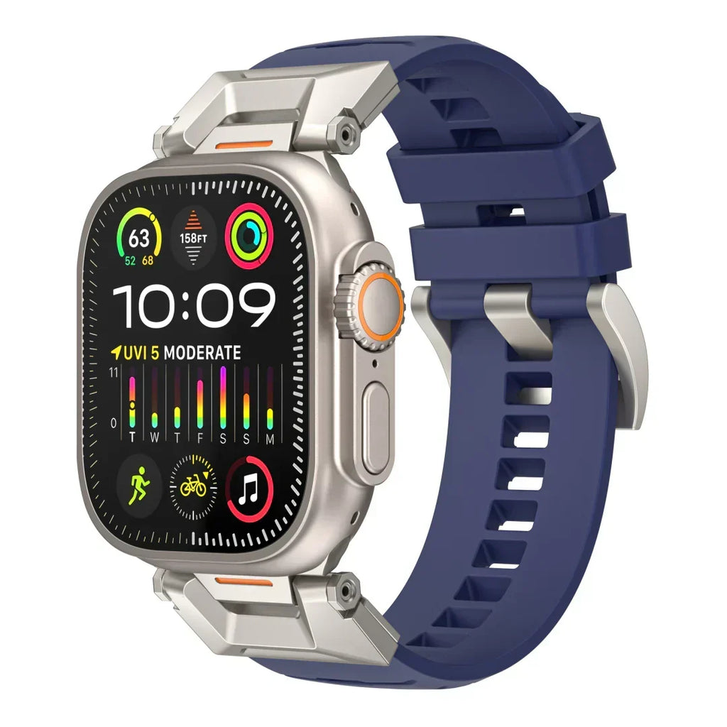 Fluorkautschuk-Ersatzarmband für die Apple Watch — Verstellbar auf 130–230mm