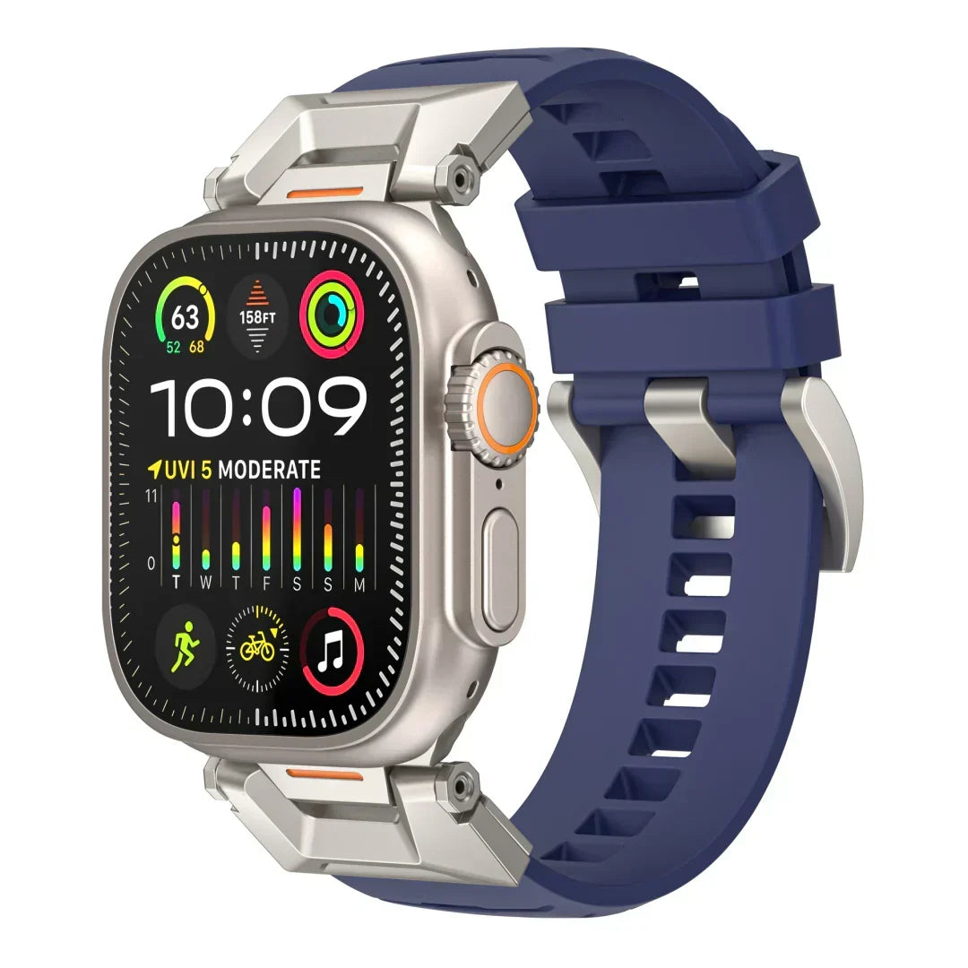 Fluorkautschuk-Ersatzarmband für die Apple Watch — Verstellbar auf 130–230mm