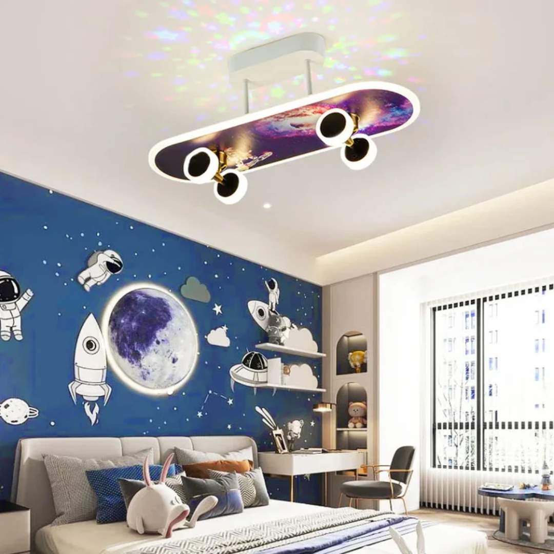 Aurorae Luxe Ceiling Light With Ambient Glow For Modern Spaces
